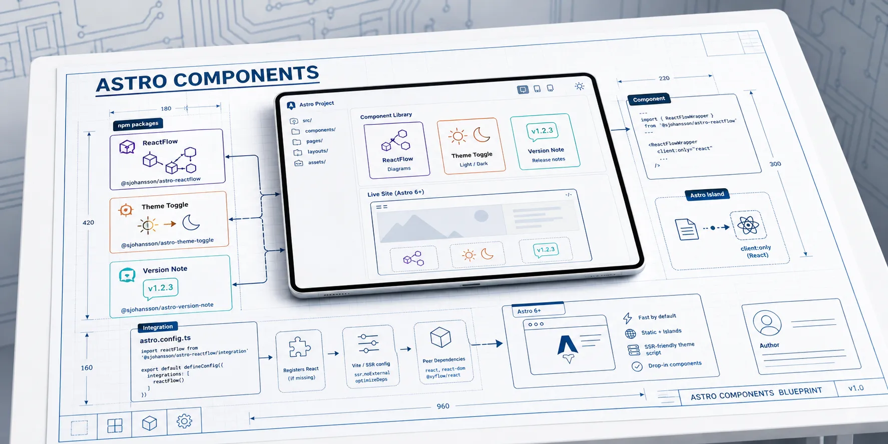 Astro Components illustration