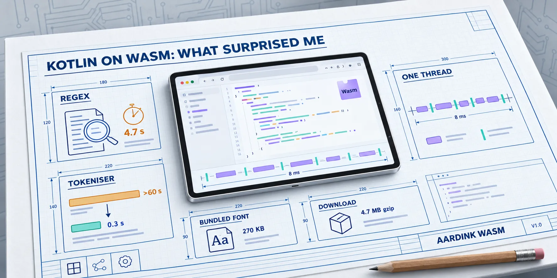 Kotlin on wasm hero image