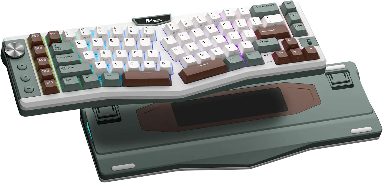 ROYAL KLUDGE A72 Alice Ergonomic Keyboard